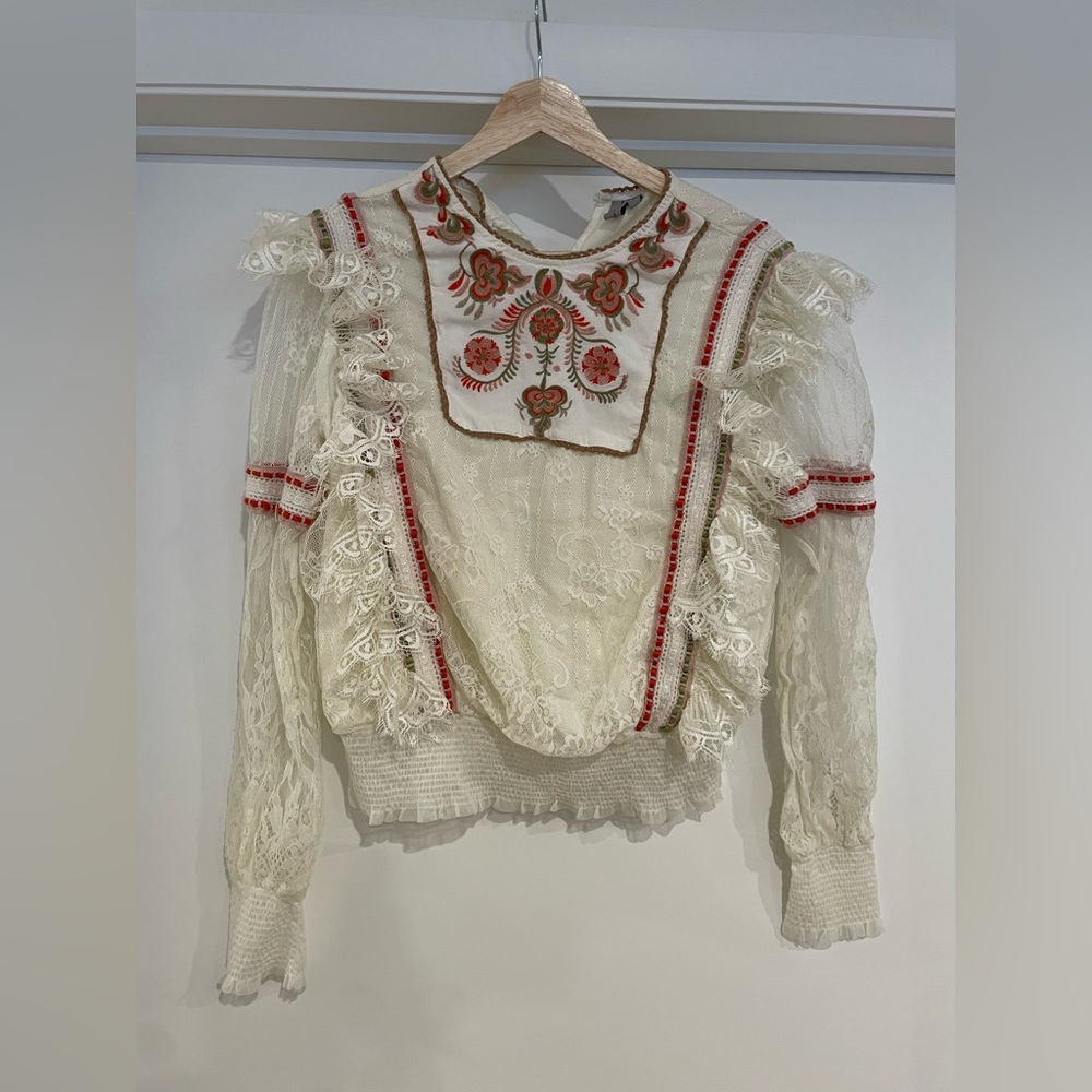 Anthropologie • Blink London Talia Lace Top - Picture 5 of 10